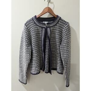 Pure Collection Chunky Knit Cardigan Sweater